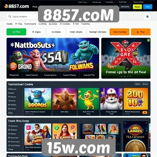 Análise da interface do usuário em 8857.com